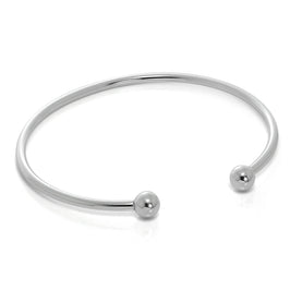 Massiv Sterlingsilber Öffnend Torque Herren - Armreif