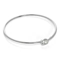 Sterlingsilber Mädchen Armreif mit Klar CZ Kristall