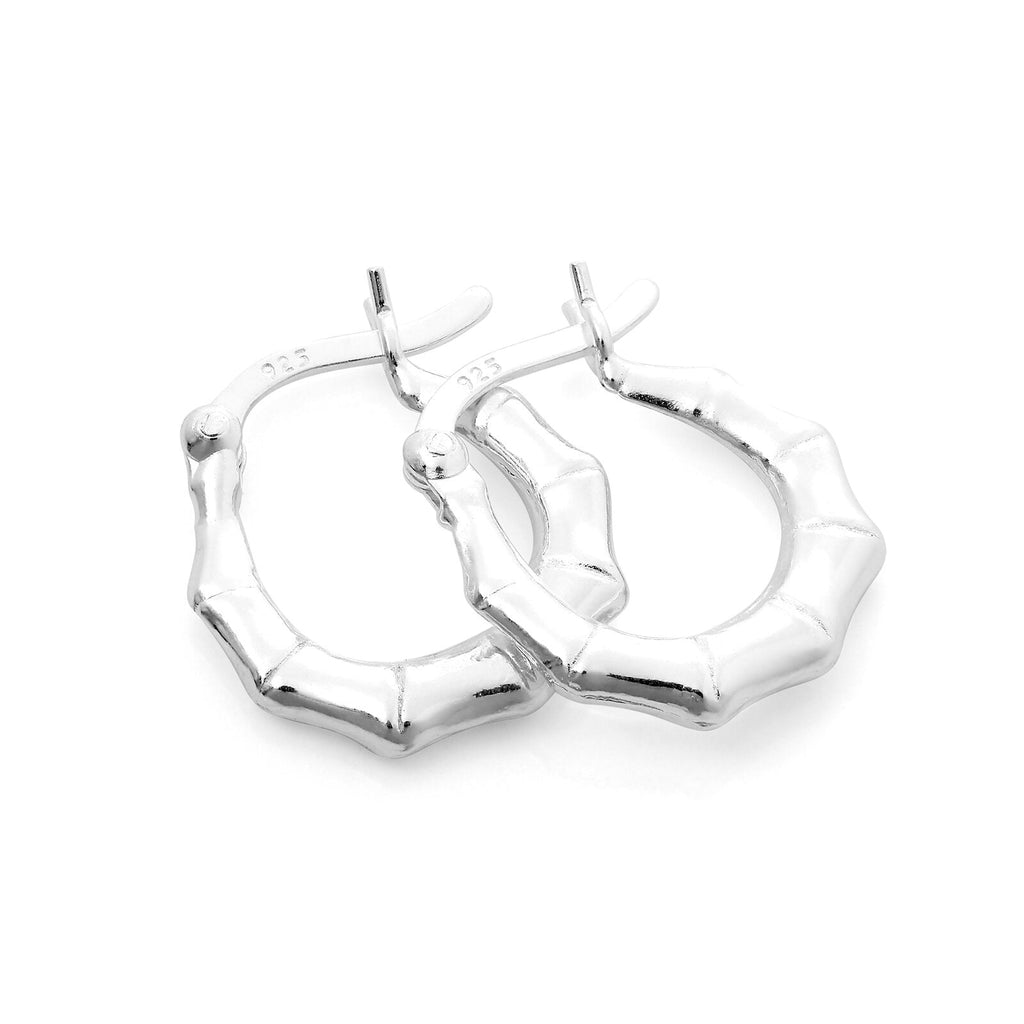 Sterlingsilber 13 mm Creolen Ohrringe