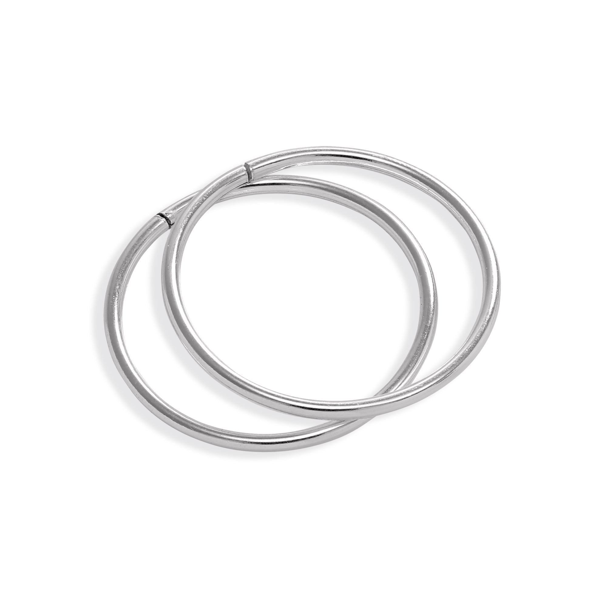 Leichte Ohrringe aus Sterlingsilber 8 mm - 22 mm