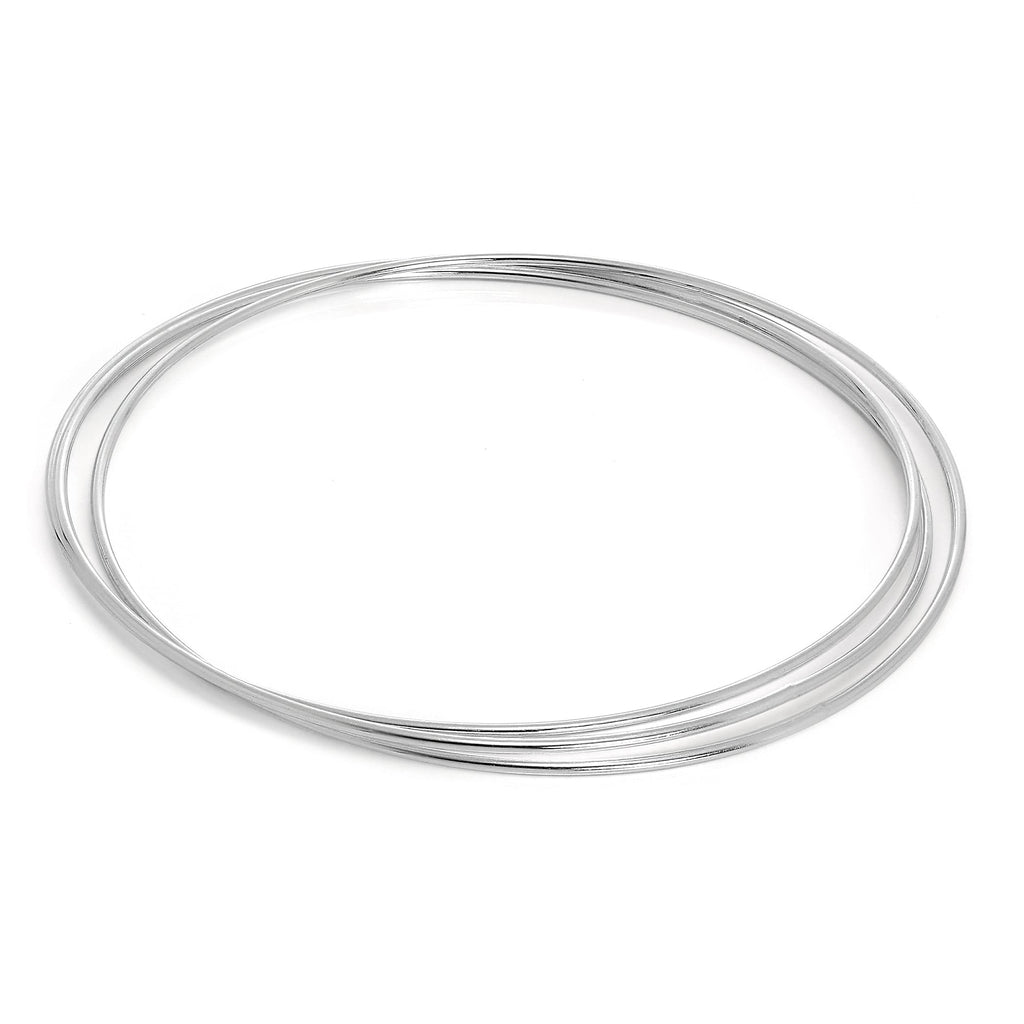 Sterlingsilber Mädchen Dreifach Russisch Armreif