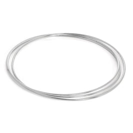 Sterlingsilber Mädchen Dreifach Russisch Armreif