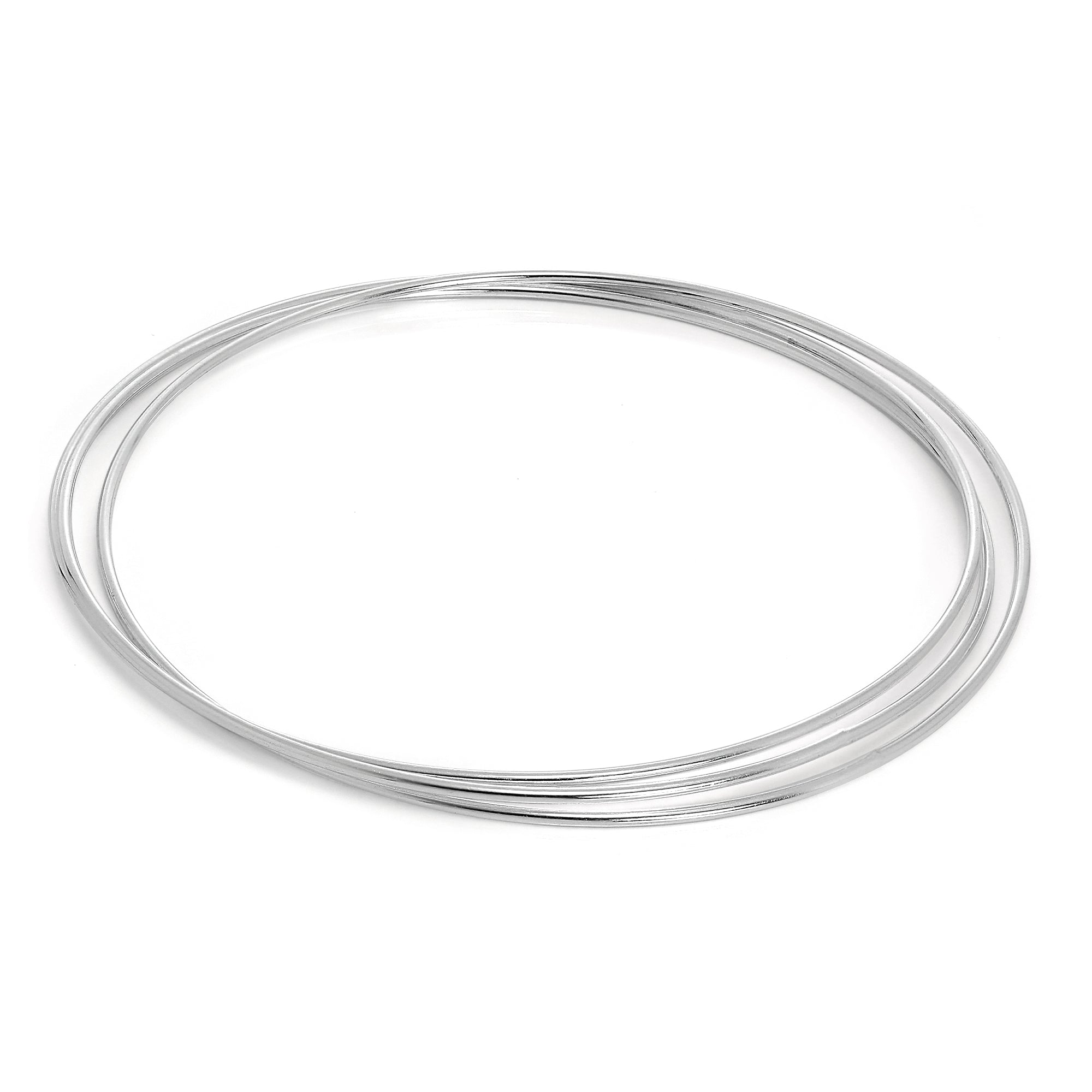 Sterlingsilber Mädchen Dreifach Russisch Armreif