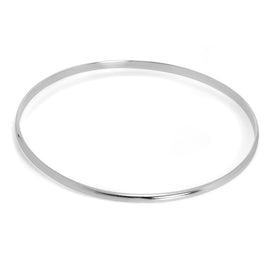 Einfach Sterlingsilber 3 mm Armreif
