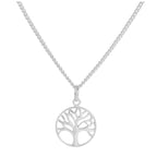 Halskette mit Baum des Lebens aus Sterlingsilber 16–24 Zoll