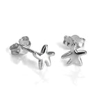 Klein Sterlingsilber Seestern Ohrstecker