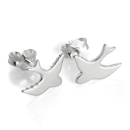 Ohrstecker aus Sterlingsilber mit Mauersegler