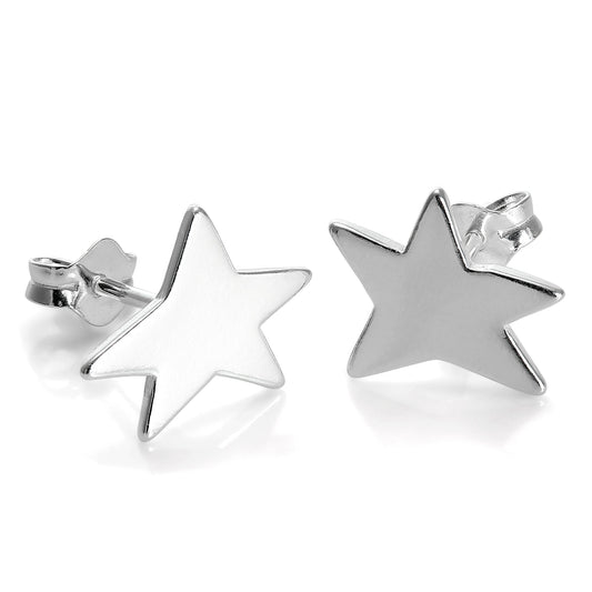 Sterlingsilber Stern Ohrstecker