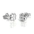 Sterlingsilber 4 Blatt Kleeblatt Ohrstecker