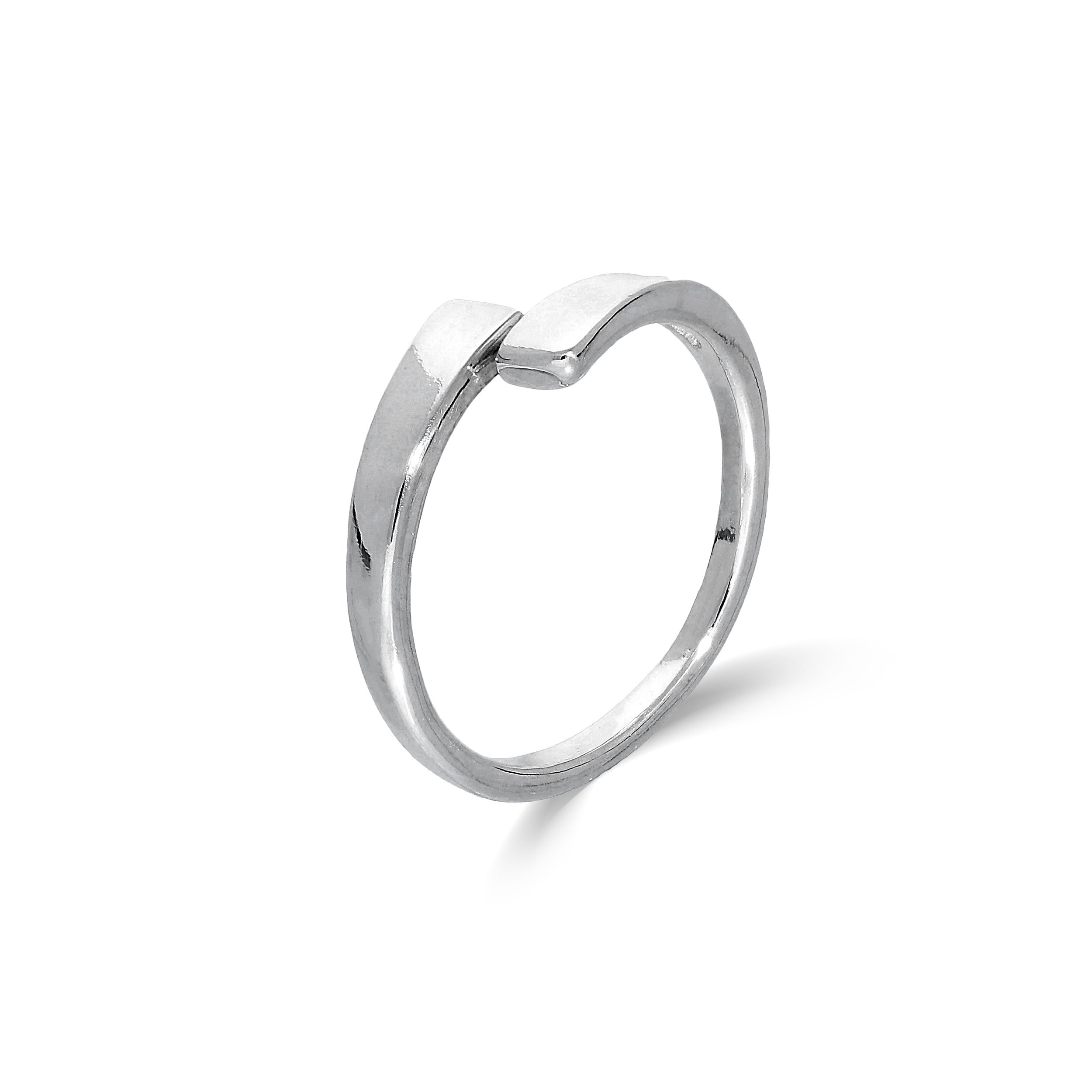Sterlingsilber Verstellbar Umwickel Midi Zehenring