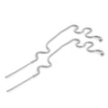 Sterlingsilber 2 mm Kugel Durchzieher Ohrringe