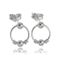 Sterlingsilber Kugel Ohrstecker & Creolen Ohrringe