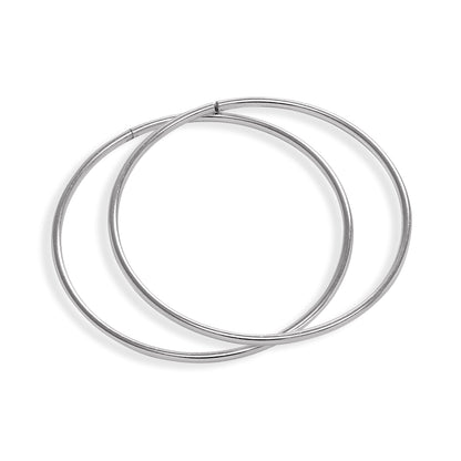 Leichte Ohrringe aus Sterling Silber 8 mm - 22 mm