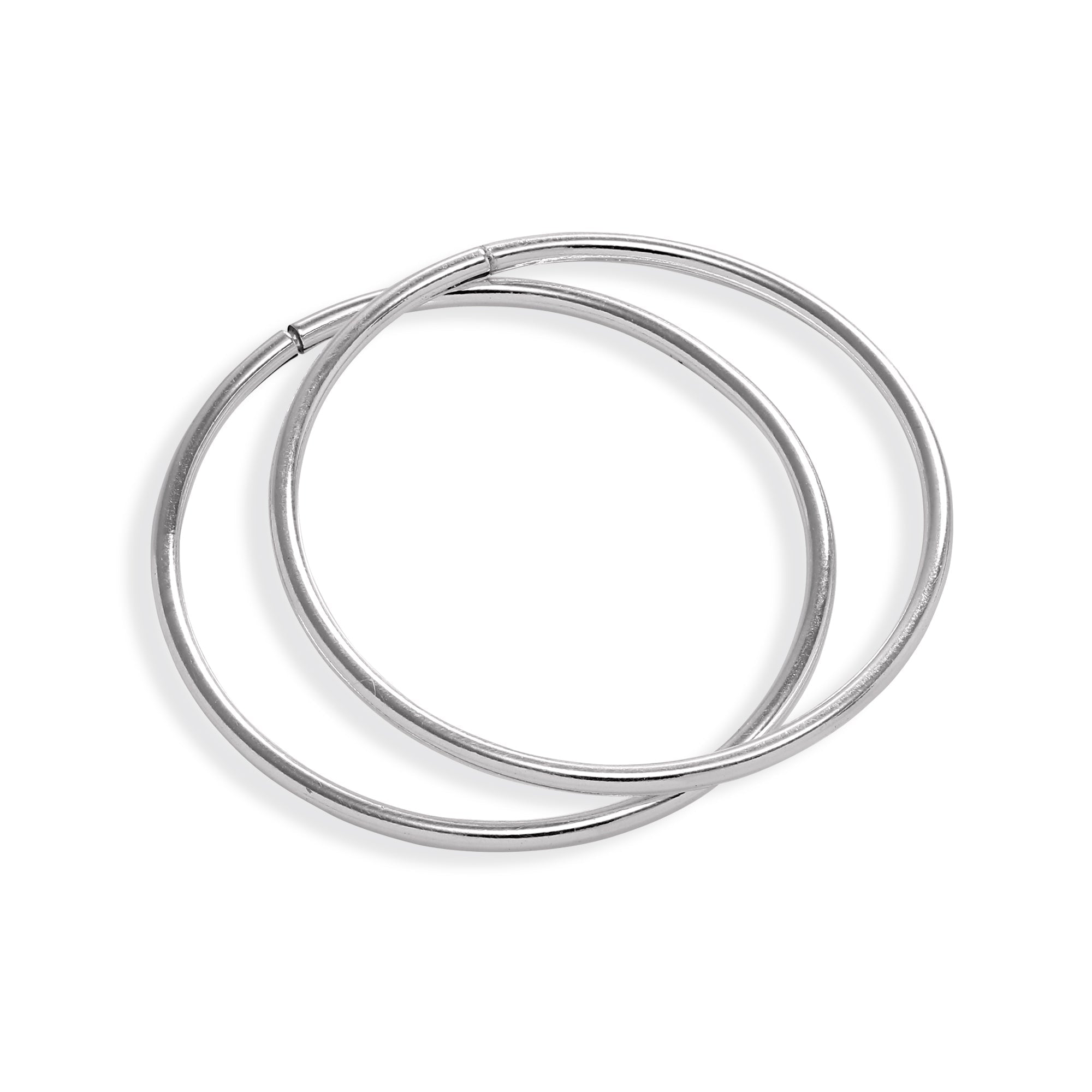 Leichte Ohrringe aus Sterlingsilber 8 mm - 22 mm