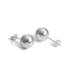Leichte Sterlingsilber Kugelohrstecker 1 mm - 12 mm