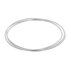 Sterlingsilber Dreifach Stapel Armreif