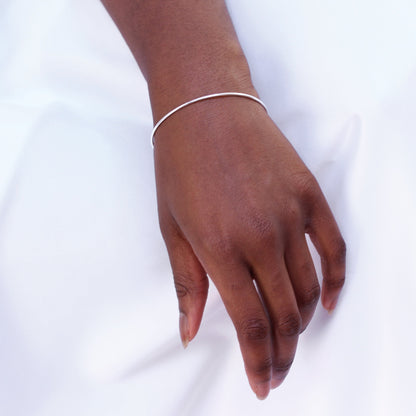 Sterlingsilber Torque Armreif