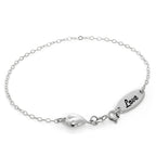 Armband aus Sterlingsilber mit Herz