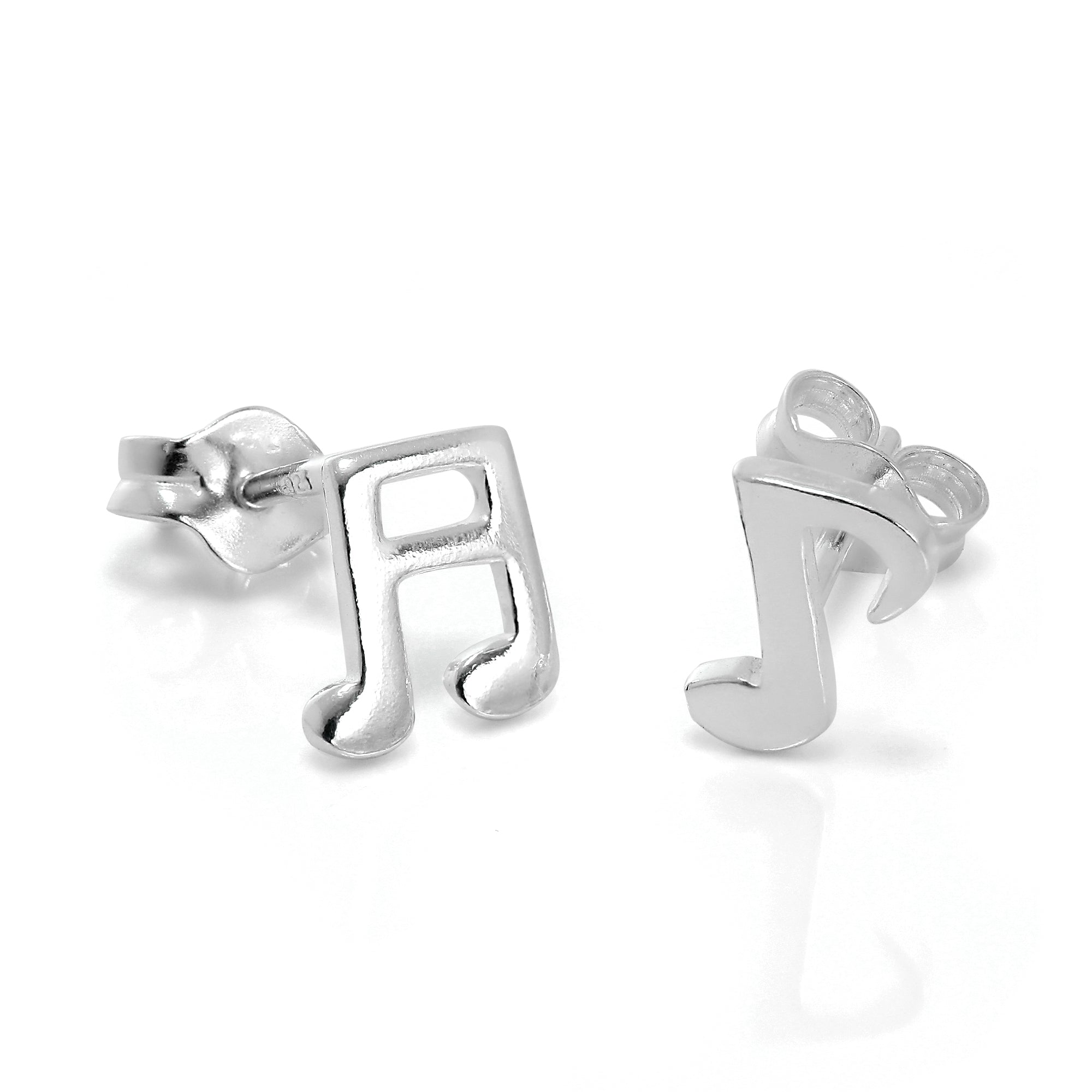 Sterlingsilber Musiknoten Ohrstecker