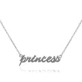 Sterlingsilber Prinzessin Halskette an 40,5 cm Kette