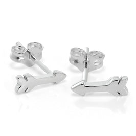 Klein Sterlingsilber Pfeil Ohrstecker