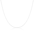 Halskette aus feinem Sterlingsilber mit Prince-of-Wales-Kette 14–28 Zoll