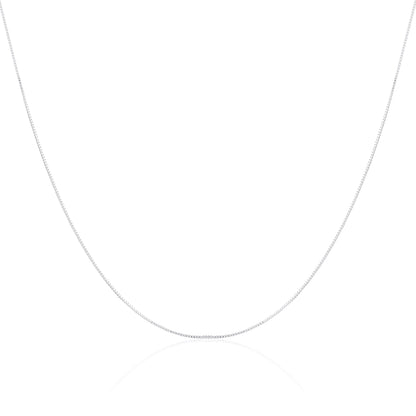 Sterling Silber Box Kette 14 - 22 Zoll