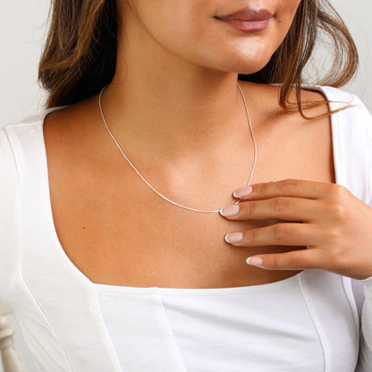 Sterling Silber Box Kette 14 - 22 Zoll