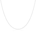 Sterlingsilber 1 mm Perlenkette 35–55 cm