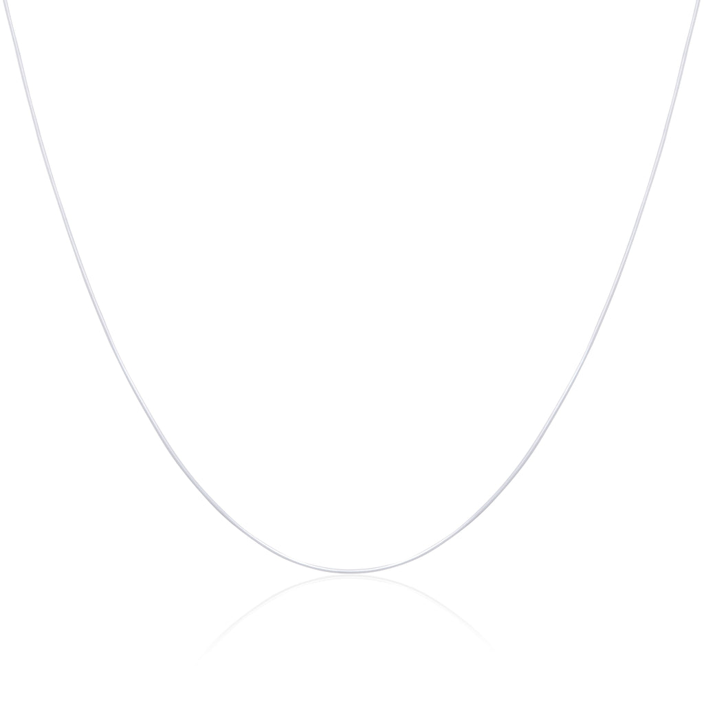 Sterlingsilber 1 mm Schlangenkette 14 - 22 Zoll