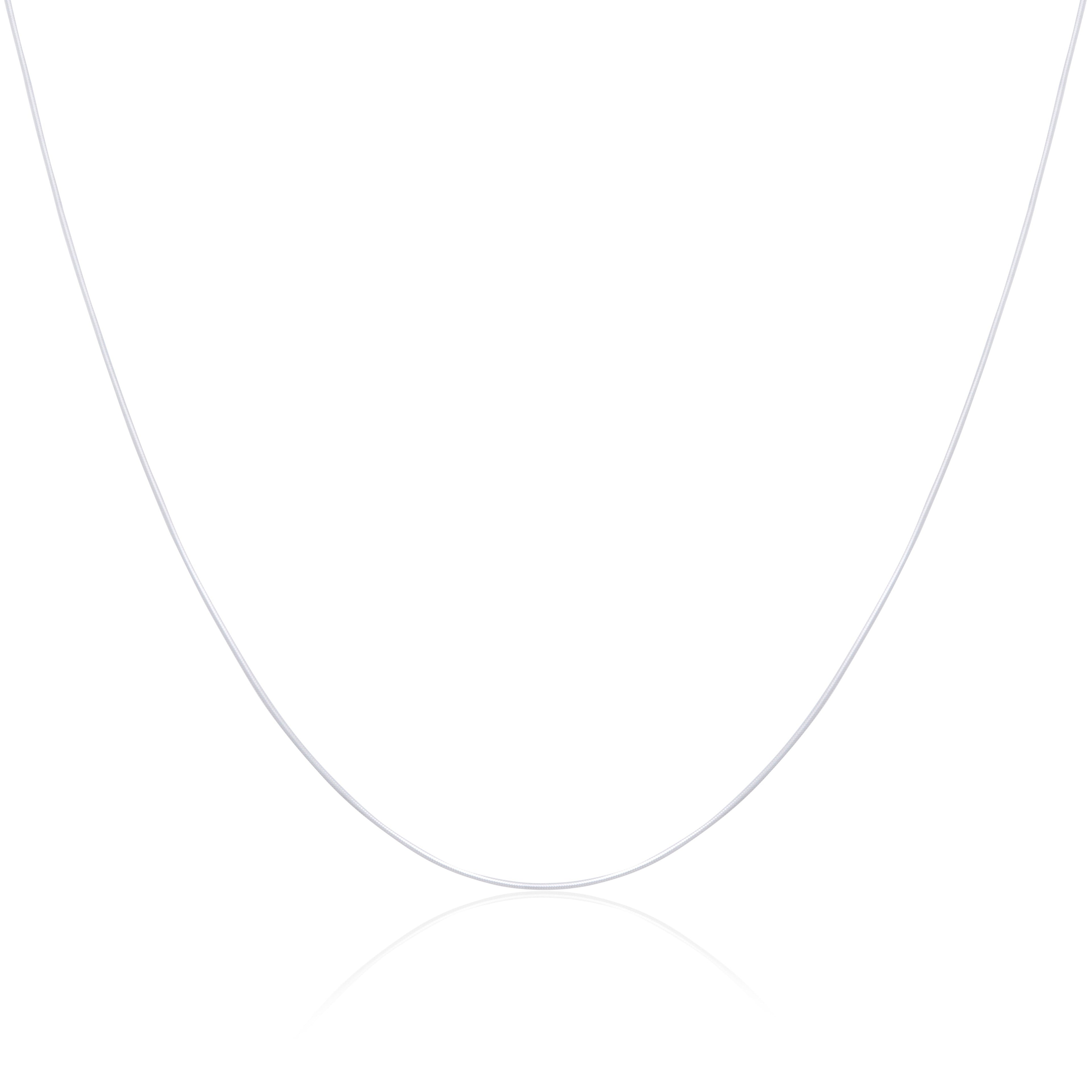 Sterlingsilber 1 mm Schlangenkette 14 - 22 Zoll