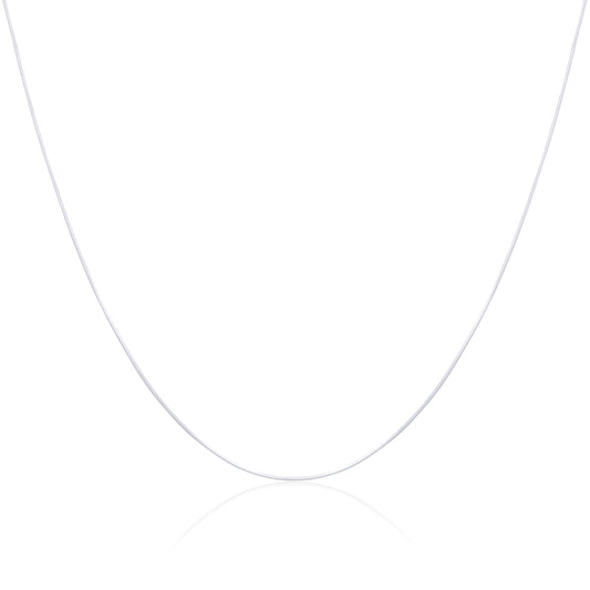 Sterling Silber 1 mm Schlangenkette 14 - 22 Zoll