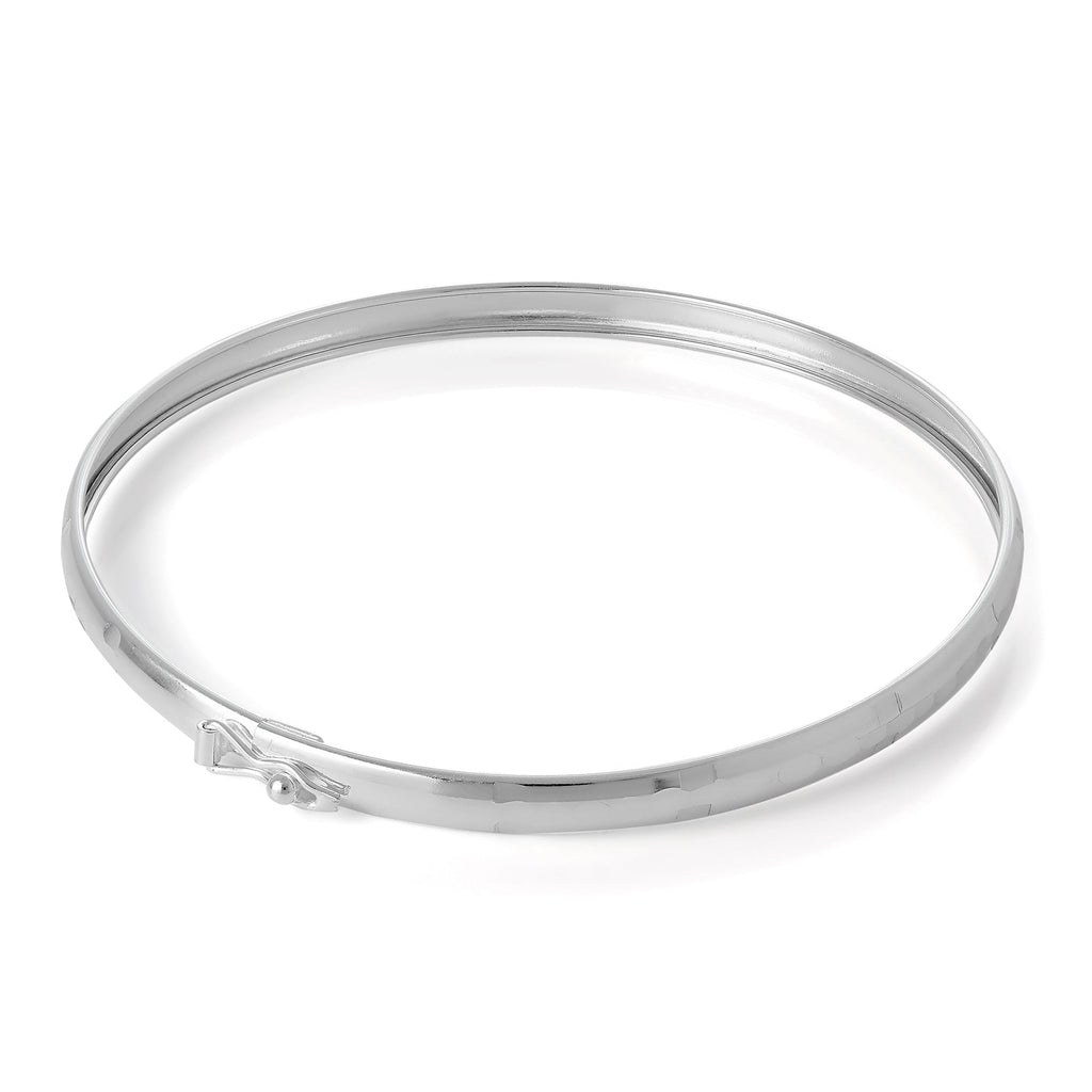 Sterlingsilber Diamantschliff Armreif