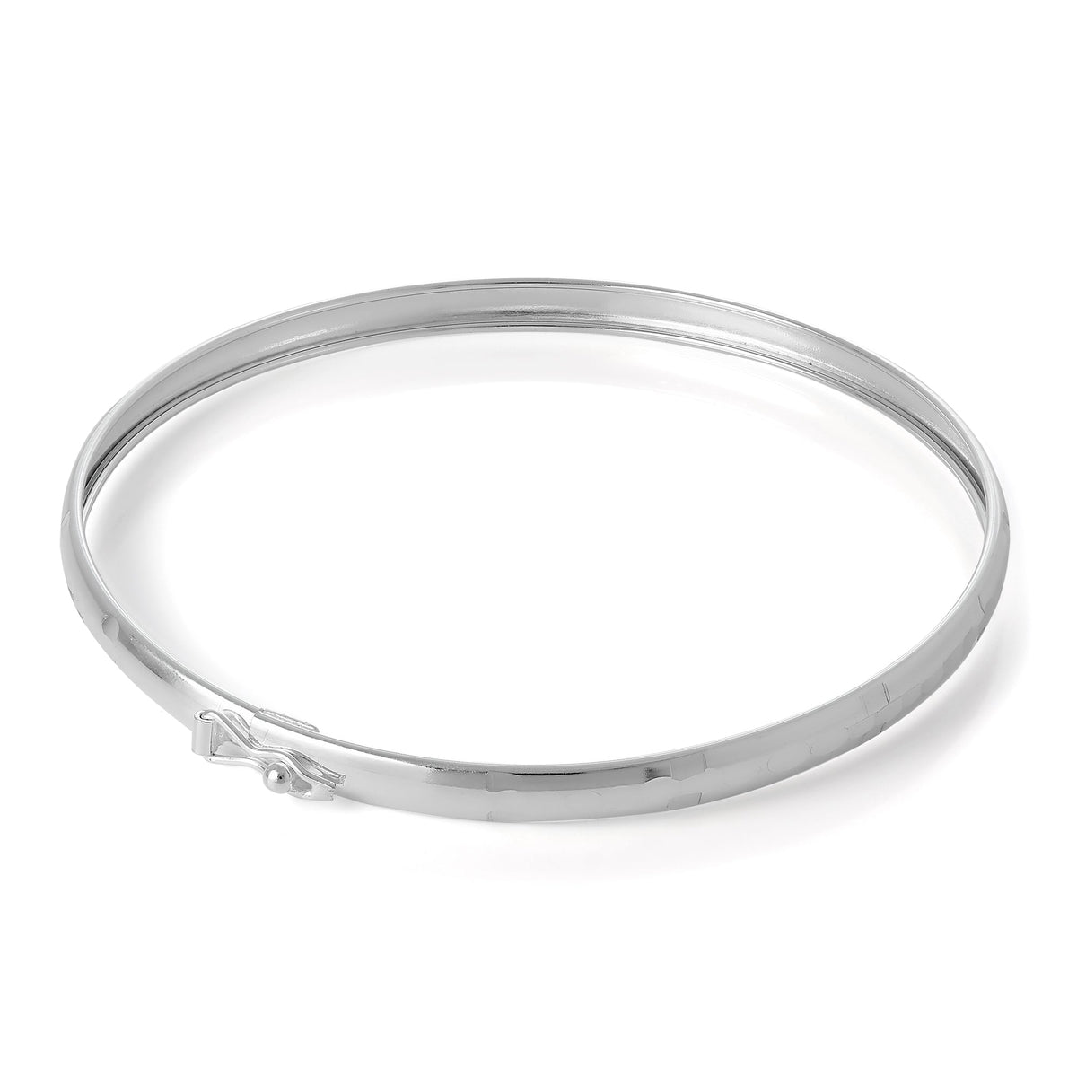 Sterlingsilber Diamantschliff Armreif