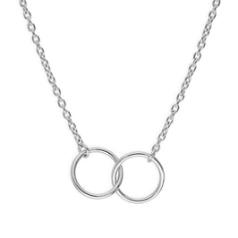 Sterlingsilber Fein Belcher Kette Unendlichkeit Halskette