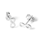 Sterlingsilber Unendlichkeit Ohrstecker