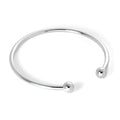 Sterlingsilber Erwachsene 65 mm Hohl Torque Armreif
