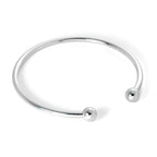 Sterlingsilber Erwachsene 65 mm Hohl Torque Armreif