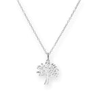 Sterlingsilber 45,5 cm Eichenbaum Halskette