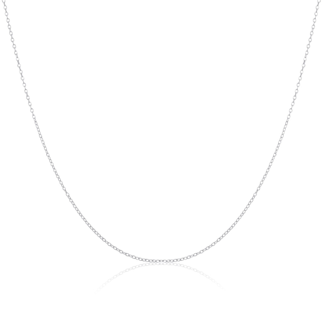 Sterlingsilber Belcher Kette 14 - 22 Zoll