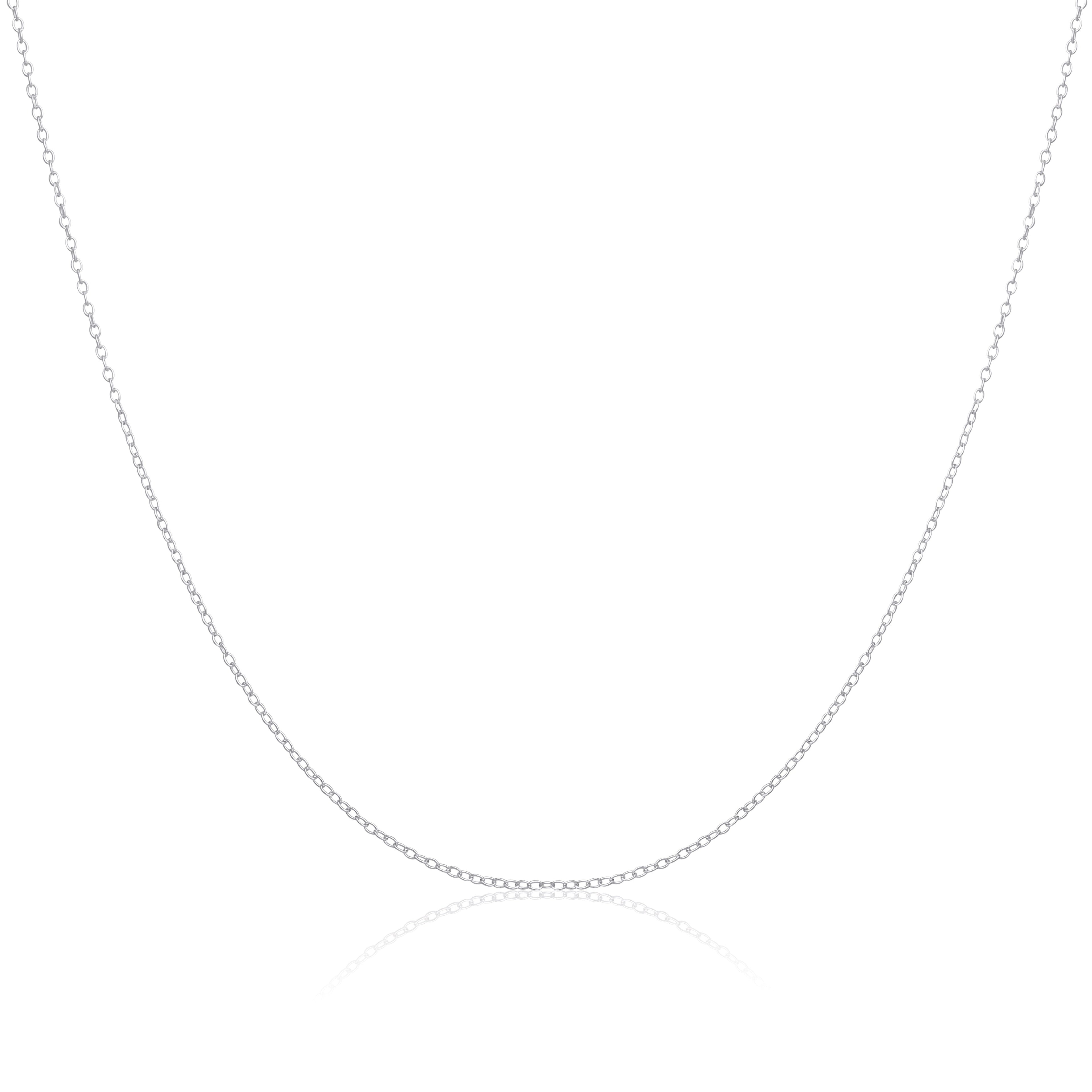 Sterlingsilber Belcher Kette 14 - 22 Zoll