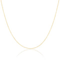 Halskette aus vergoldetem Sterlingsilber mit feiner Belcher-Kette, 16–22 Zoll