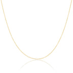 Halskette aus vergoldetem Sterlingsilber mit feiner Belcher-Kette, 16–22 Zoll