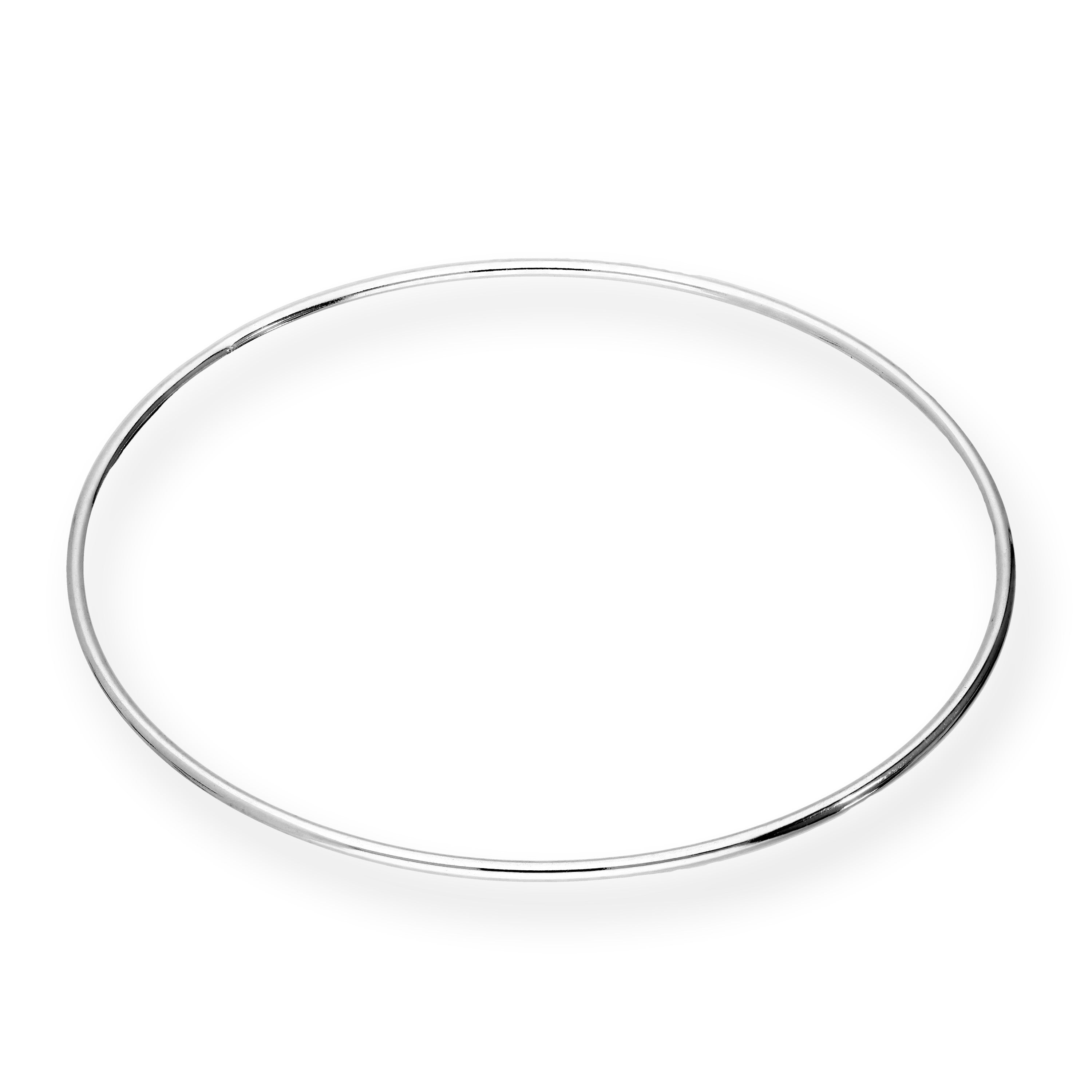 Sterlingsilber 5 mm Rund Armreif 68 mm