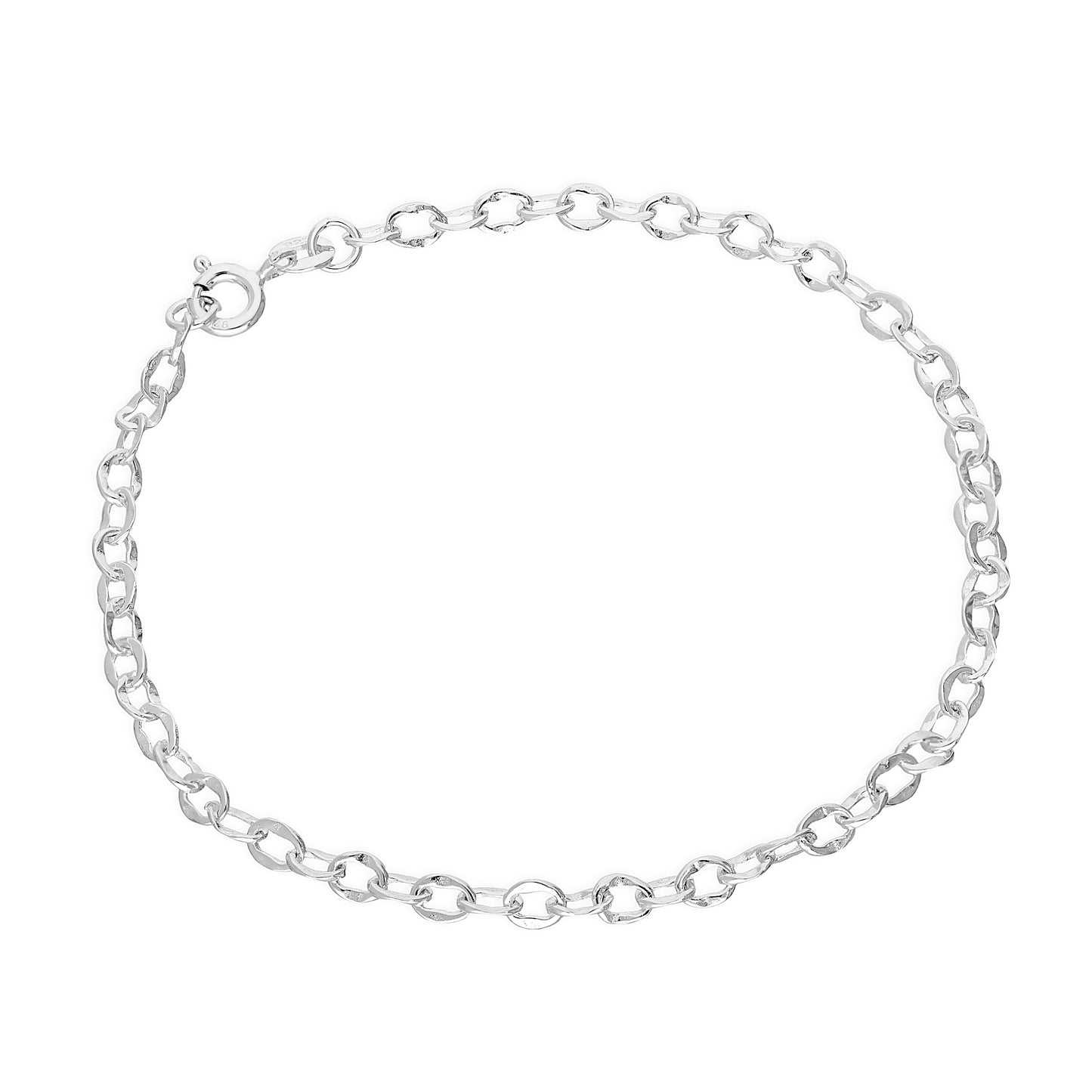 Sterling Silber Charm Armband 5,5 Zoll 6 Zoll 7,5 Zoll 8 Zoll