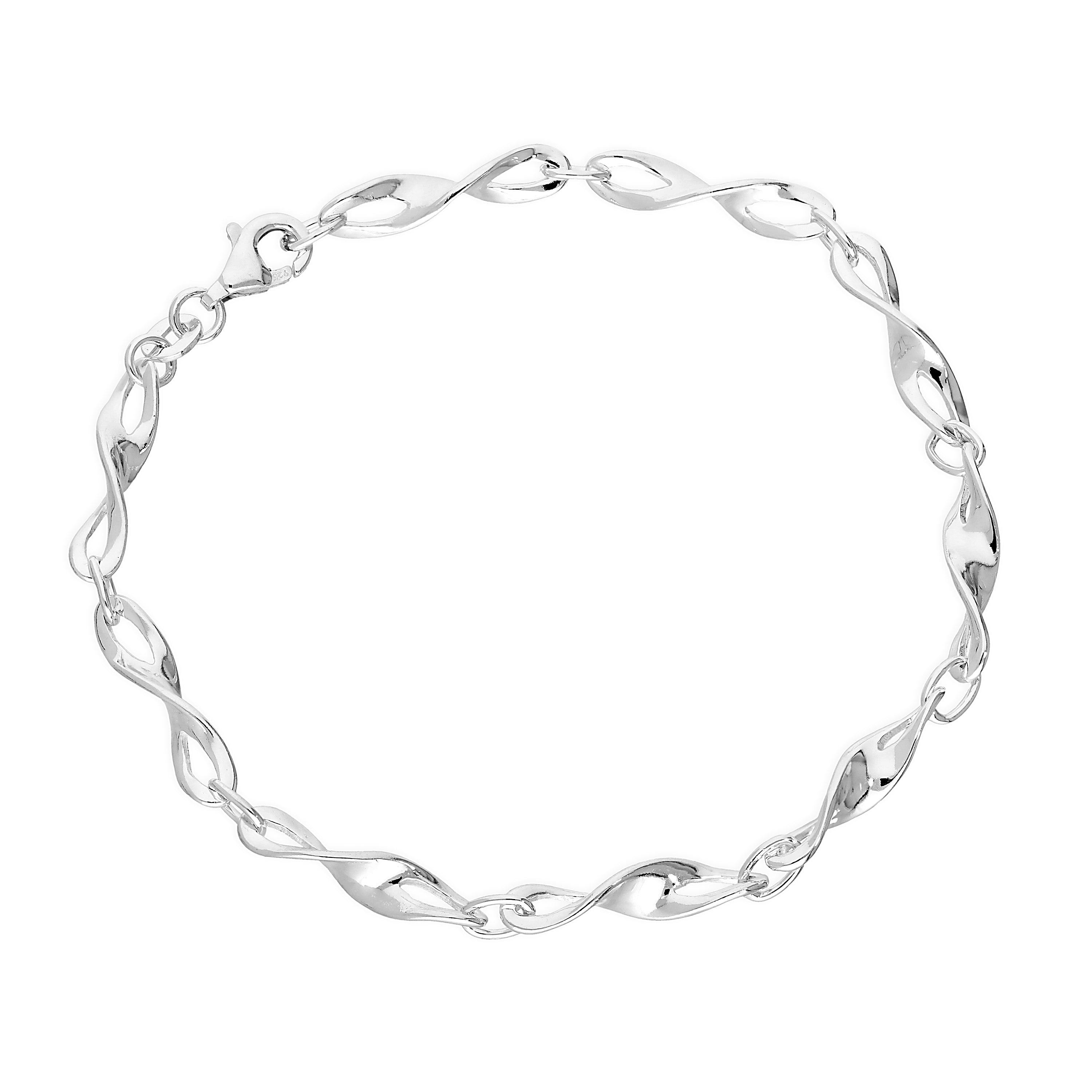 Sterlingsilber 19 cm Unendlichkeitssymbol Armband