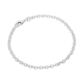 Sterlingsilber Charm Armband 5,5 Zoll 6 Zoll 7 Zoll 8 Zoll