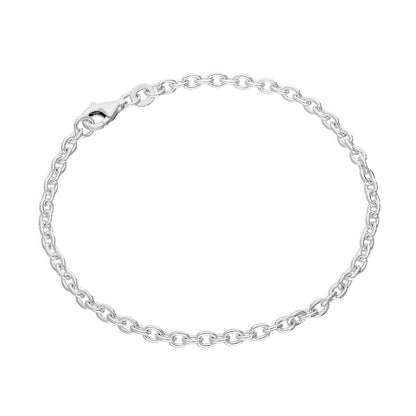 Sterling Silber Charm Armband 5,5 Zoll 6 Zoll 7 Zoll 8 Zoll