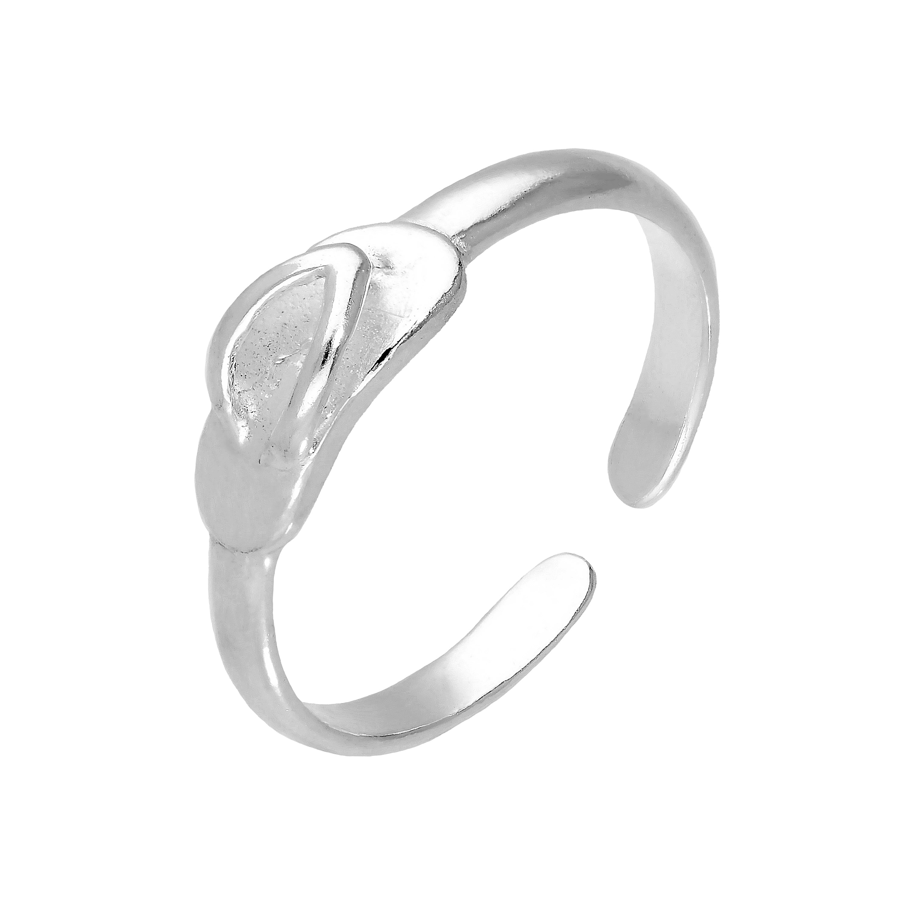 Sterlingsilber Sandale Verstellbar Zehenring