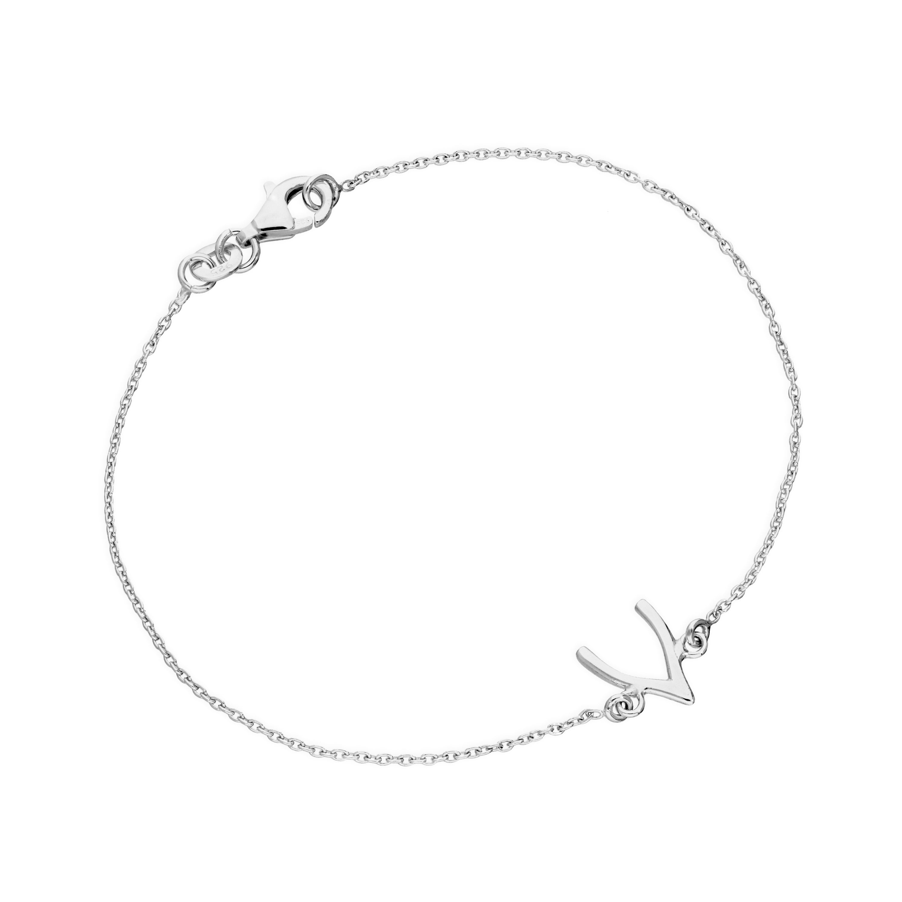 Sterlingsilber Wünschelrute 18 cm Armband